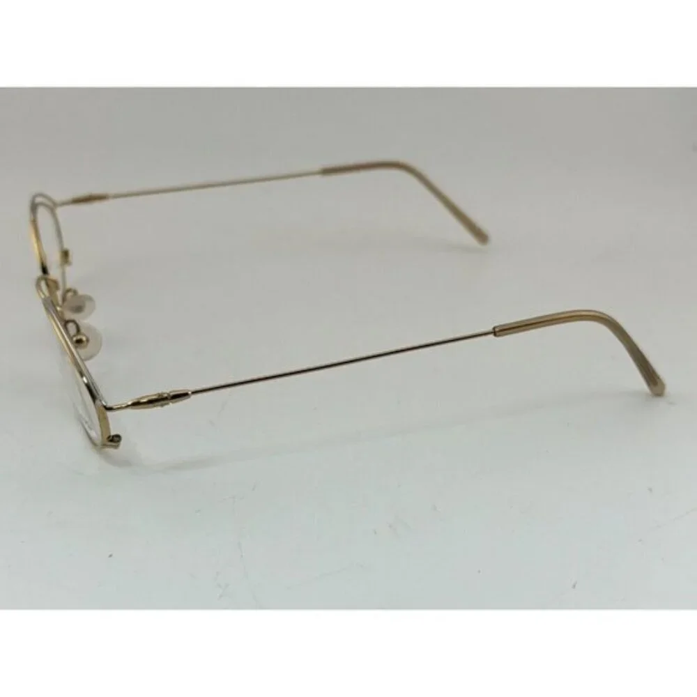 ALFRED SUNG - 4319 CAMOMILE VK 135mm Gold Oval Eyeglass Frames - Picture 2 of 6